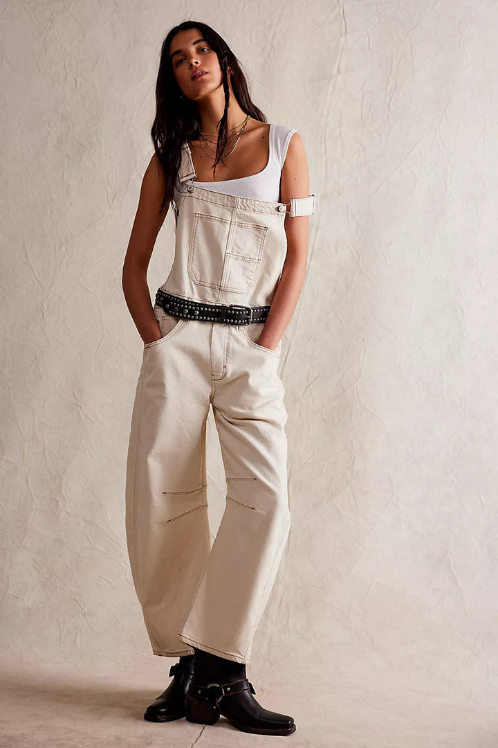 Salopette Femme Oversized Poches Pratiques