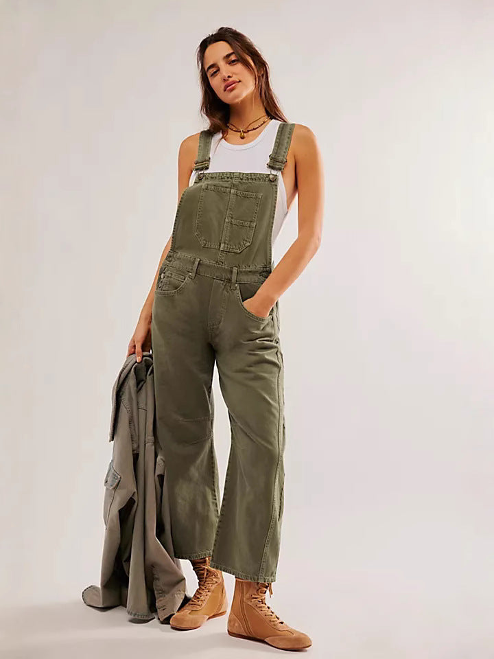 Salopette Femme Oversized Poches Pratiques