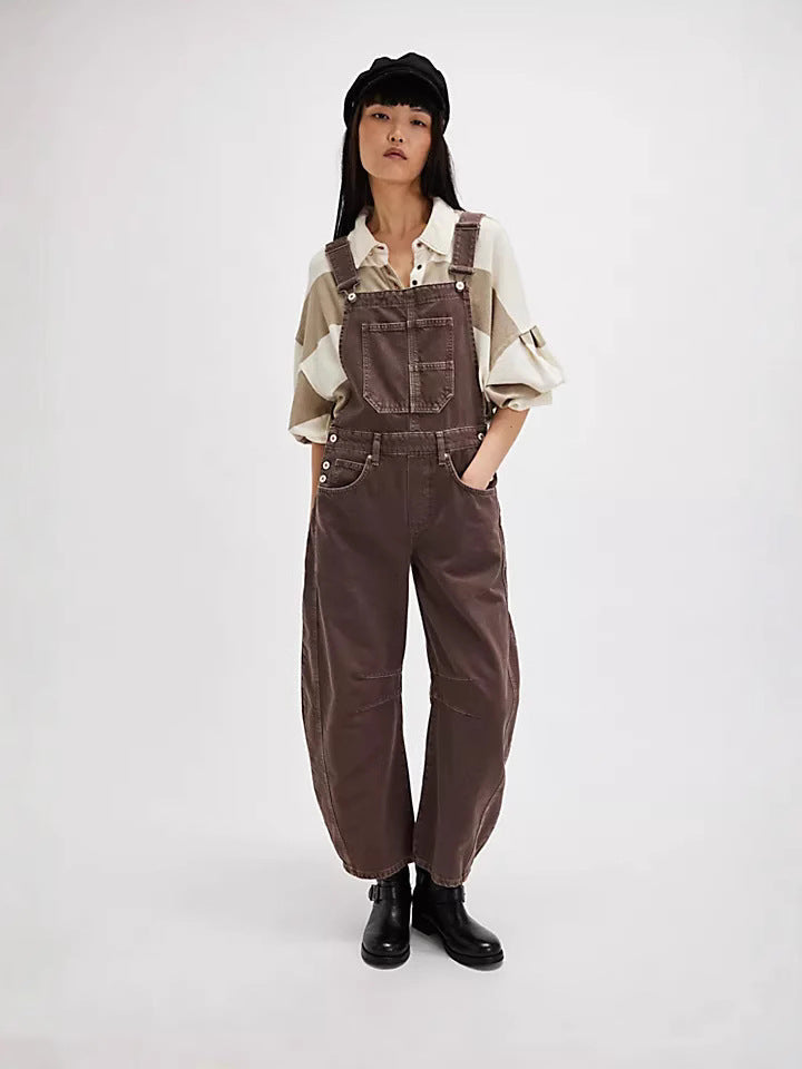 Salopette Femme Oversized Poches Pratiques