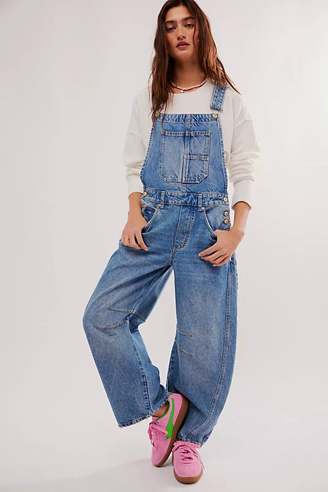Salopette Femme Oversized Poches Pratiques
