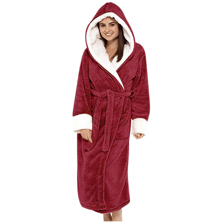 Peignoir Polaire Capuche Femme Douillet