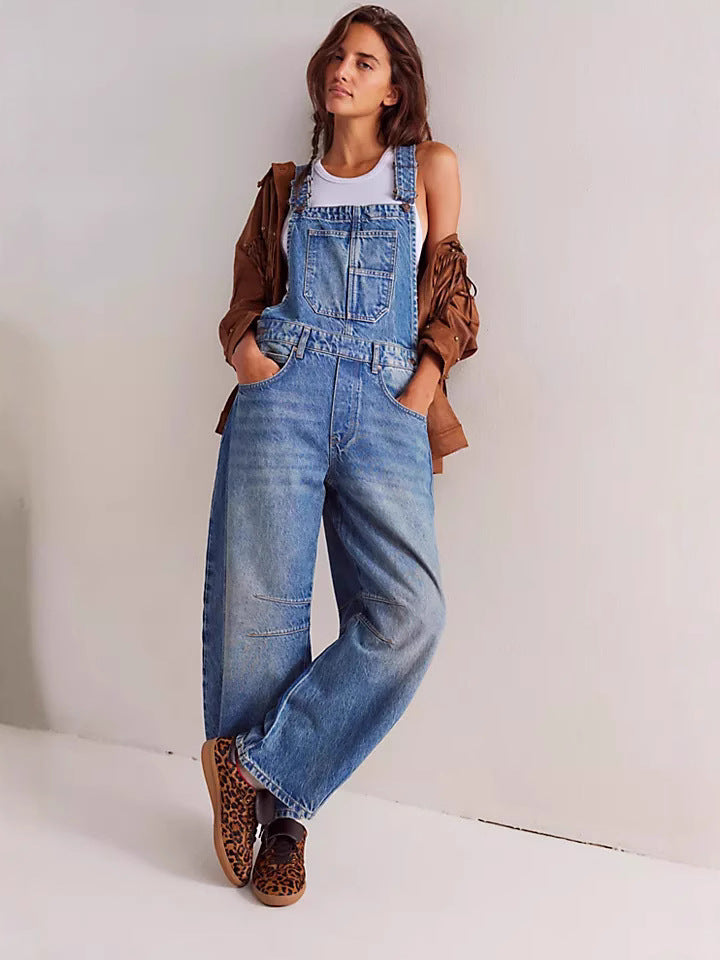 Salopette Femme Oversized Poches Pratiques