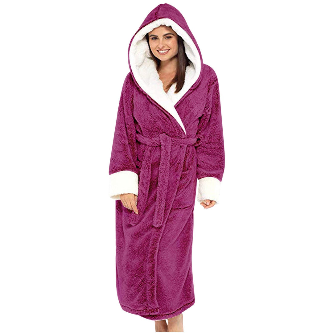 Peignoir Polaire Capuche Femme Douillet