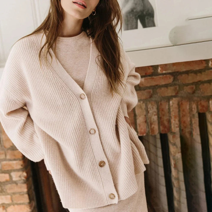 Cardigan Cachemire Oversize Femme