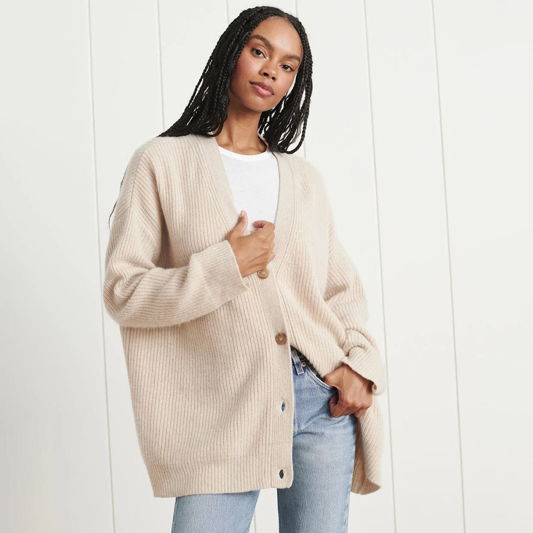 Cardigan Cachemire Oversize Femme