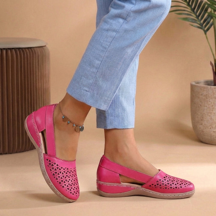 Sandales Fermées Confort Slip-On Femme