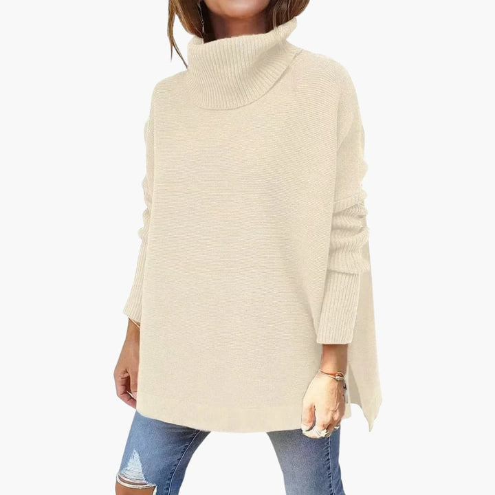 Pull Col Roulé Oversize Femme Douillet