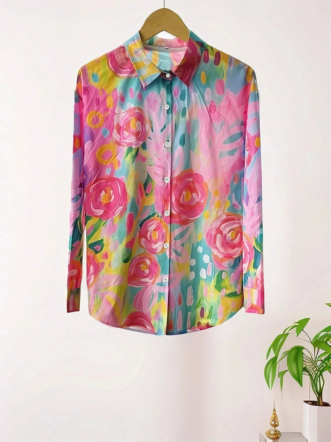Chemise Fluide Fleurie Bohème Femme