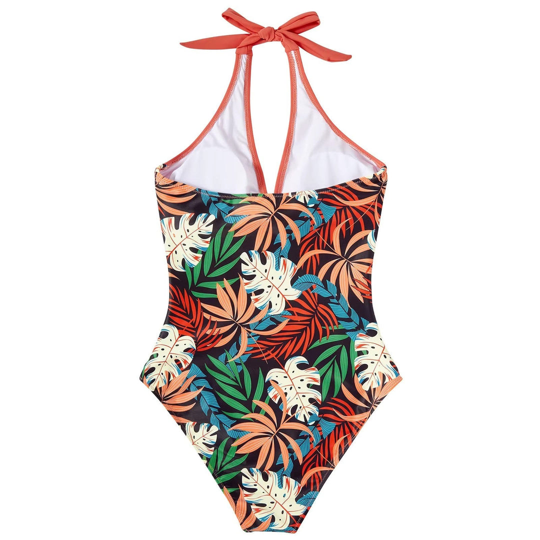 Costume da bagno intero da donna con collo halter