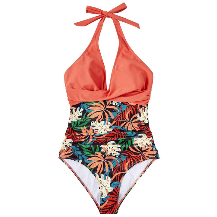 Costume da bagno intero da donna con collo halter