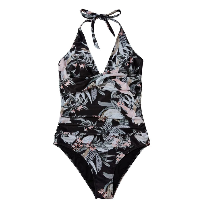 Costume da bagno intero da donna con collo halter