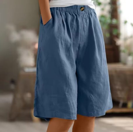Short Fluide Décontracté Femme Été