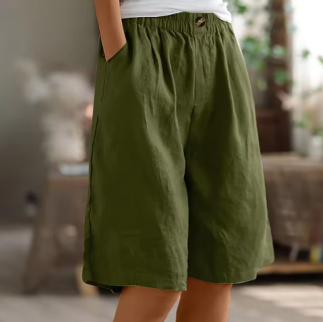 Short Fluide Décontracté Femme Été
