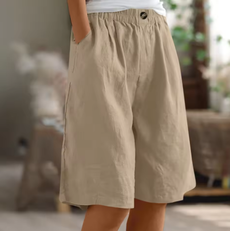 Short Fluide Décontracté Femme Été