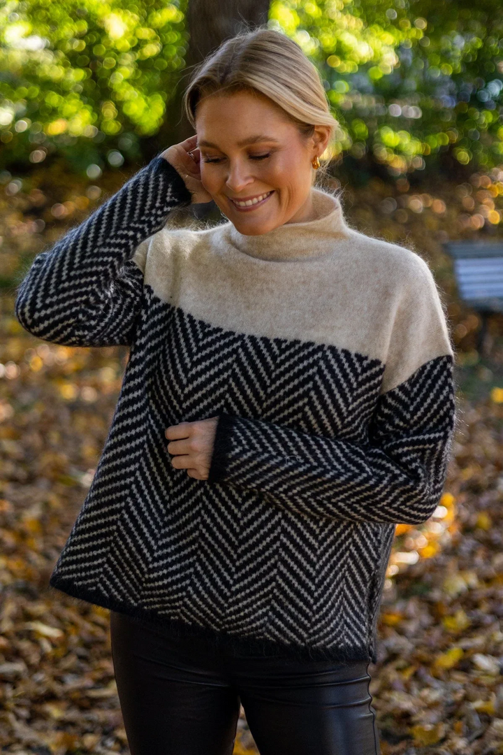 Pull Col Roulé Cachemire Femme Doux