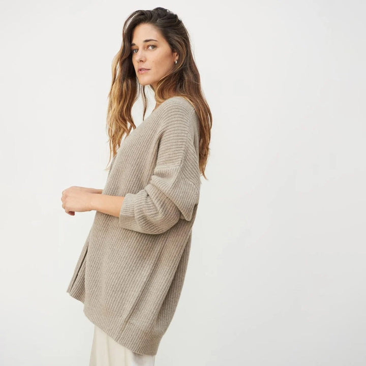Cardigan Cachemire Oversize Femme