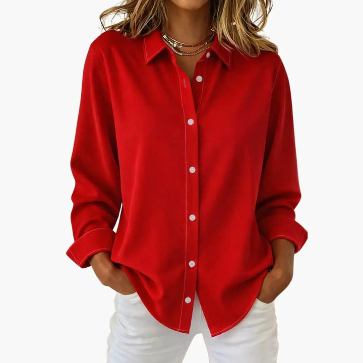 Chemise Femme Manches Longues Coupe Fluide