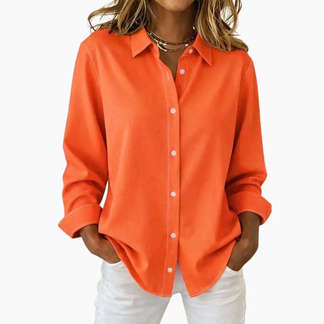 Chemise Femme Manches Longues Coupe Fluide