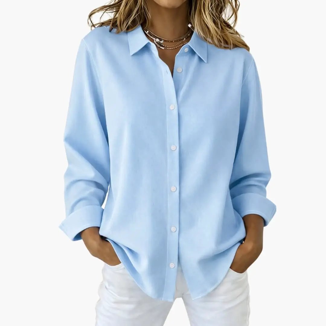 Chemise Femme Manches Longues Coupe Fluide
