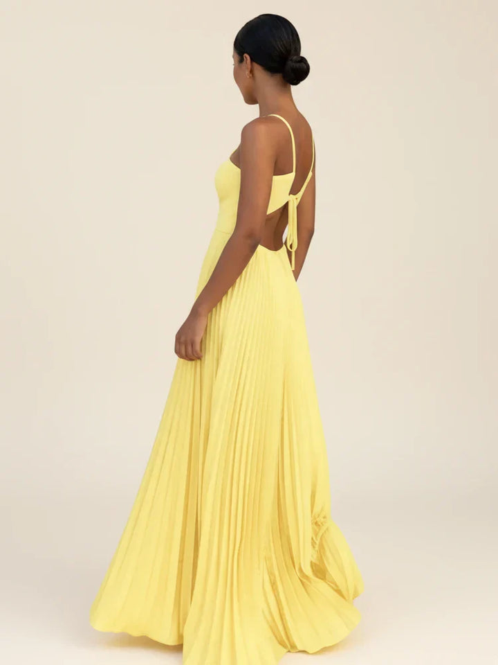 Robe Longue Bohème Femme Dos Nu Sans Manches