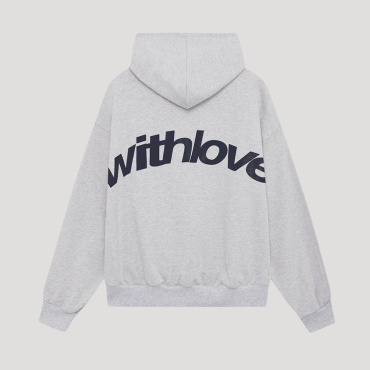 Felpa con cappuccio unisex oversize con motivo