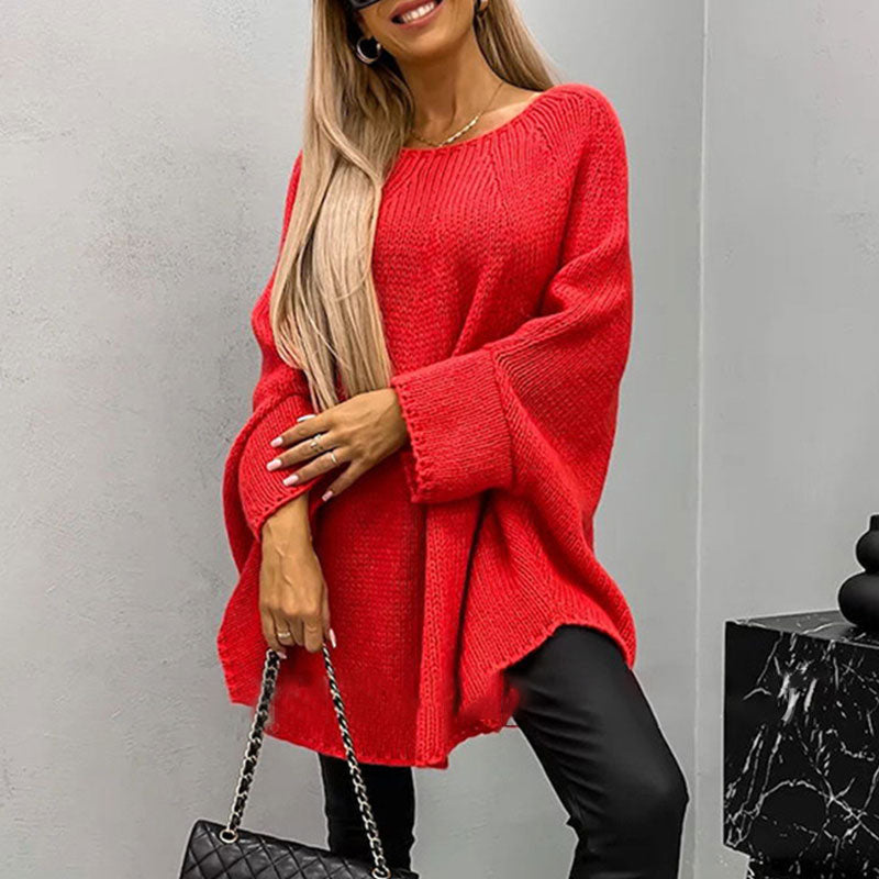 Women's Oversized Batwing Sweater