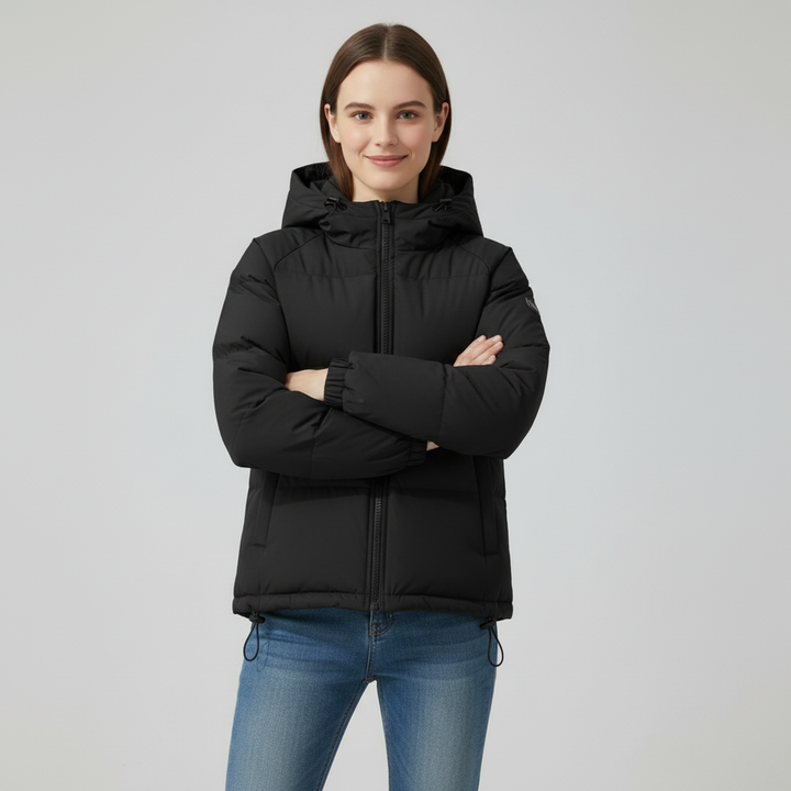 Warm Quilted Puffer Parka for Women