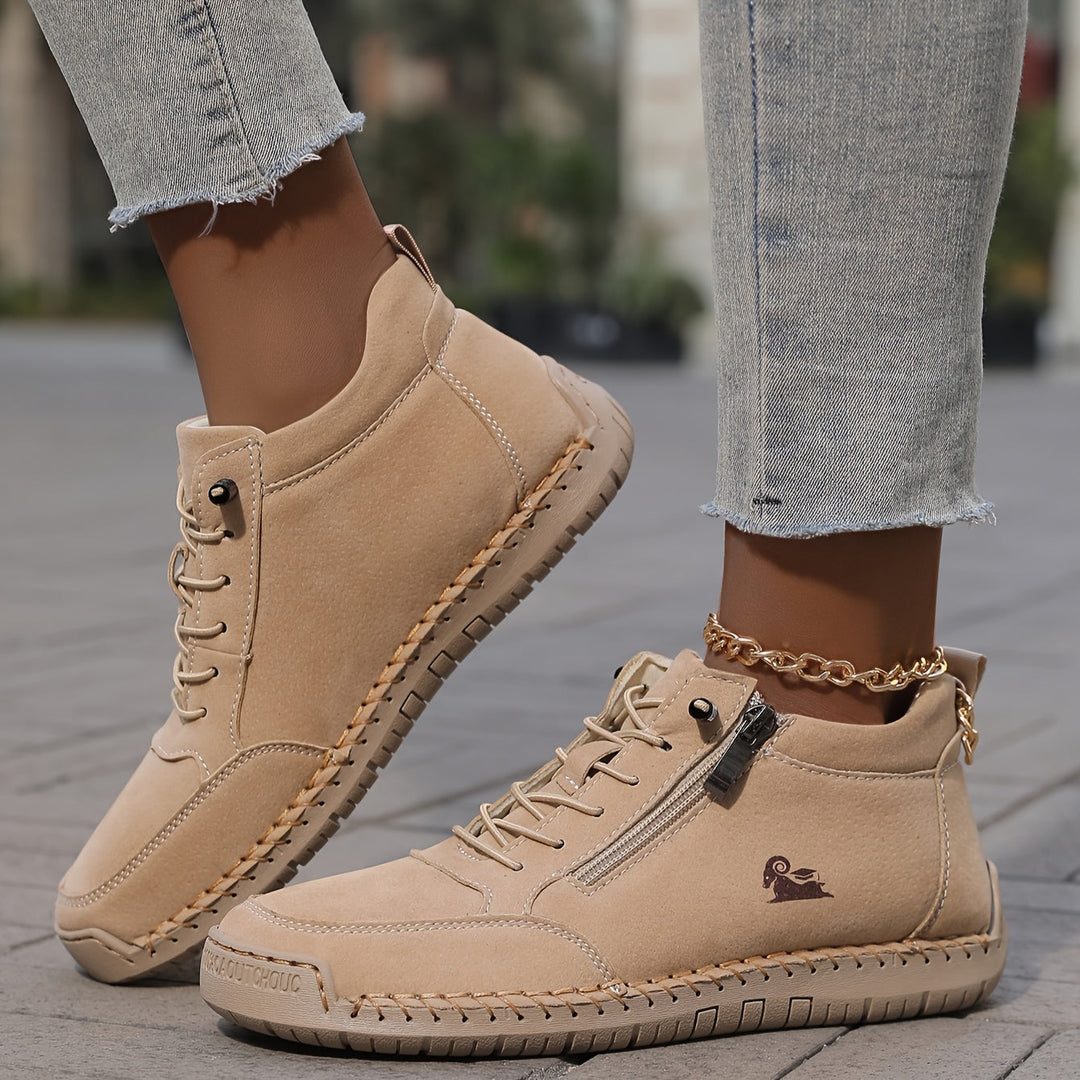 Baskets De Marche Confortables à Lacets Pour Femmes