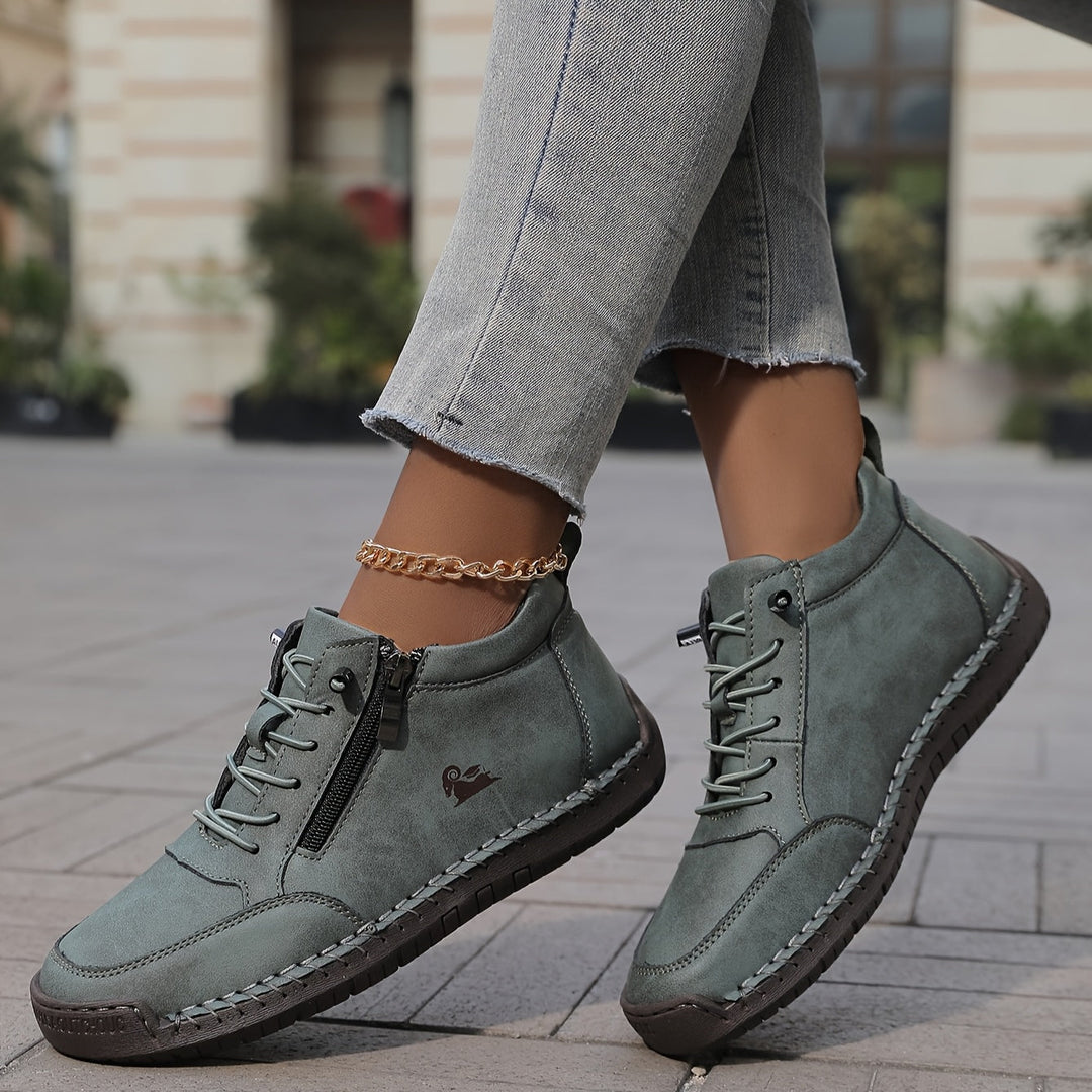Baskets De Marche Confortables à Lacets Pour Femmes