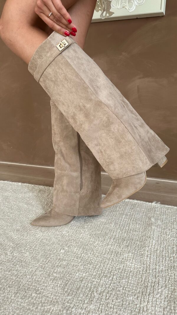 Bottes Hautes à Bout Pointu Pour Femme