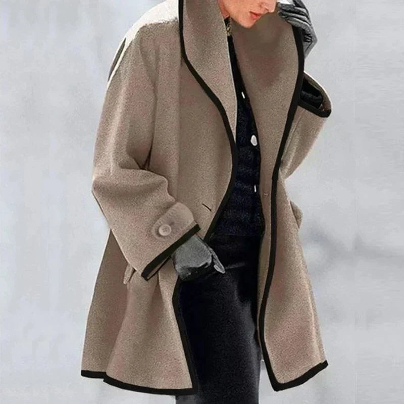 Elegant Women’s Open-Front Trench Coat