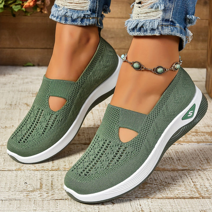Sneakers Sans Lacets Confort Ergonomique Femme