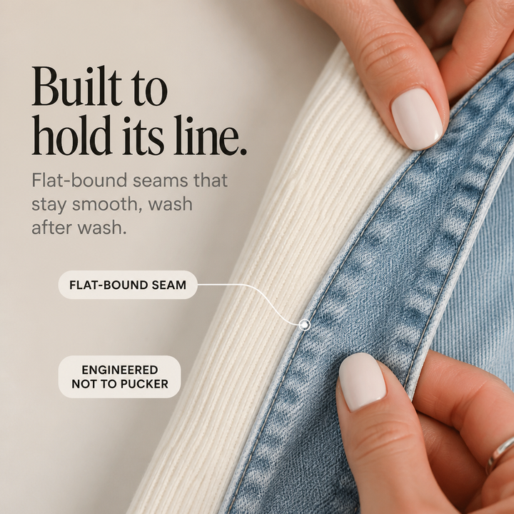 Cardigan en Maille Pour Femme Avec Finitions en Jean