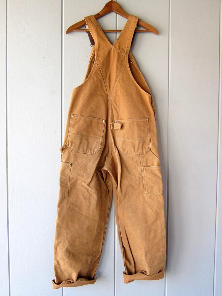 Women's Utility Cargo Jumpsuit with Adjustable Straps