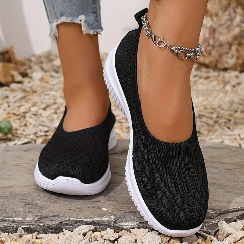 Sneakers Slip-On Femme Confort Respirant