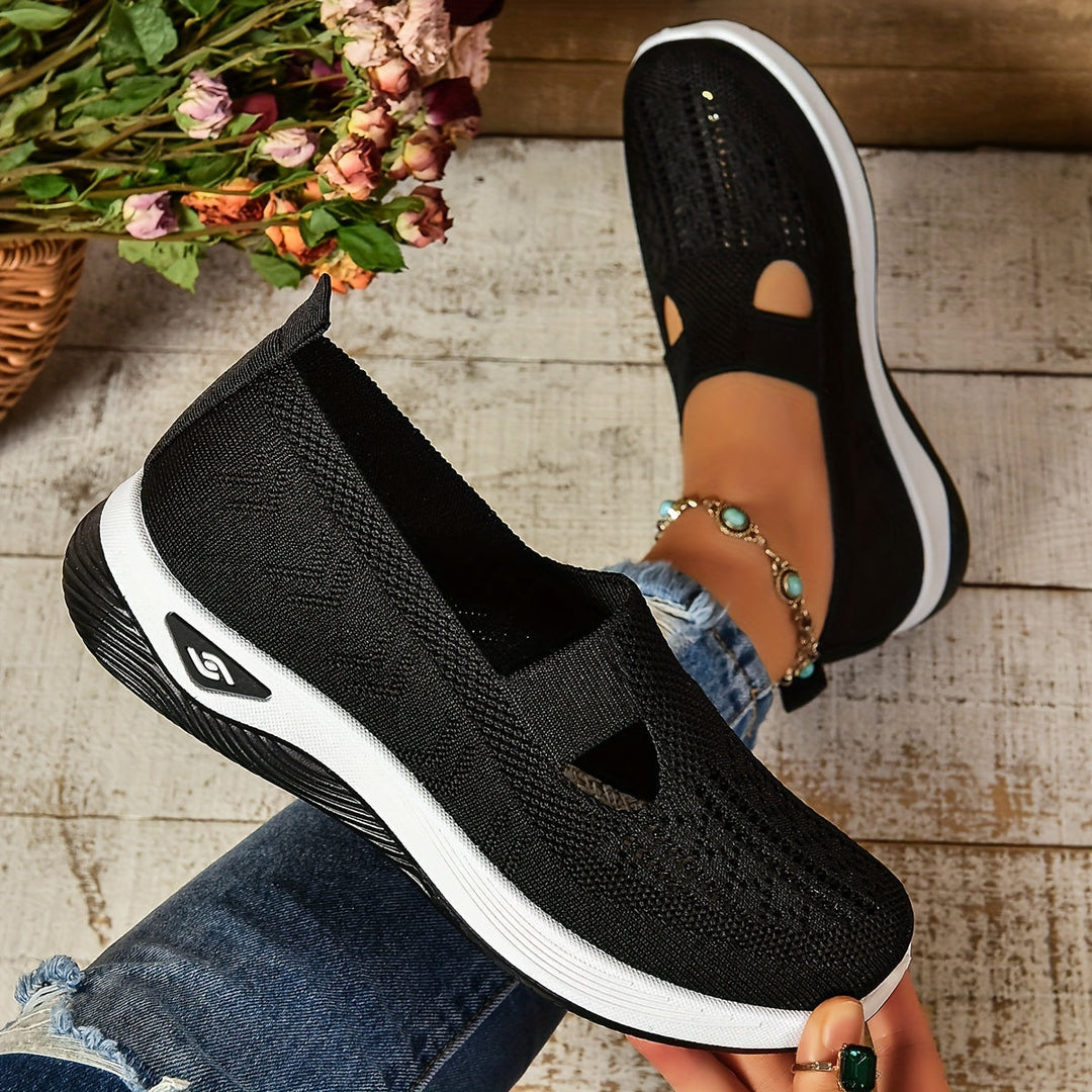 Sneakers Sans Lacets Confort Ergonomique Femme