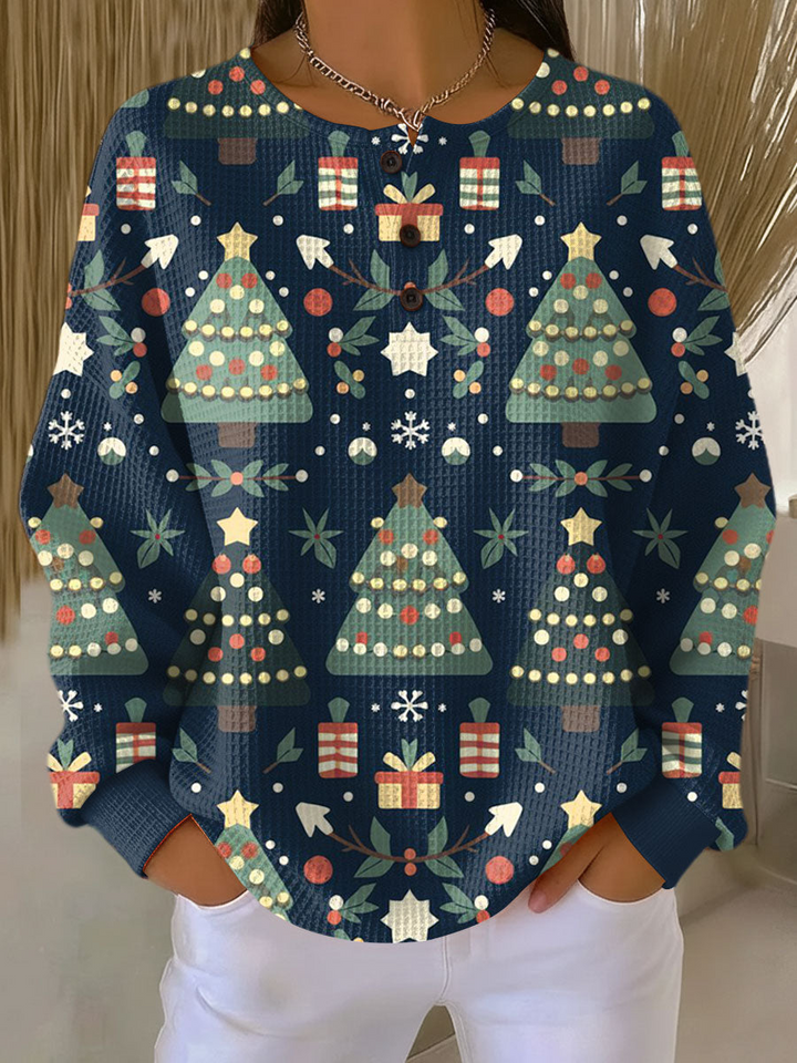 Comfortable Women's Winter Jacquard Pullover