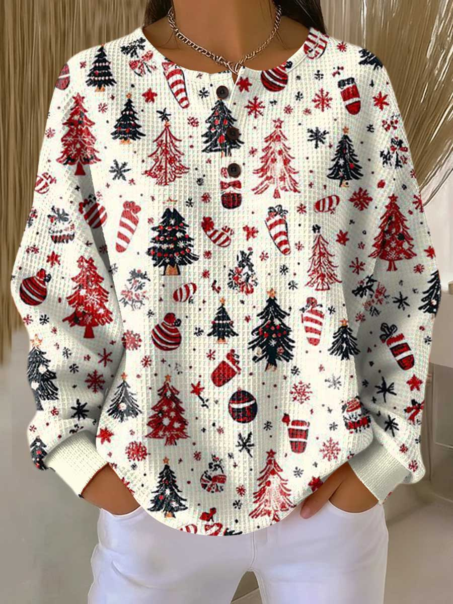 Comfortable Women's Winter Jacquard Pullover