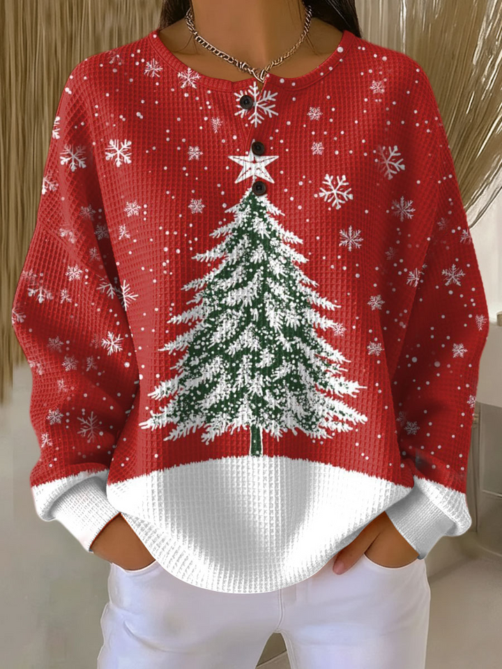 Comfortable Women's Winter Jacquard Pullover