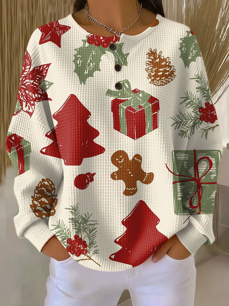 Comfortable Women's Winter Jacquard Pullover