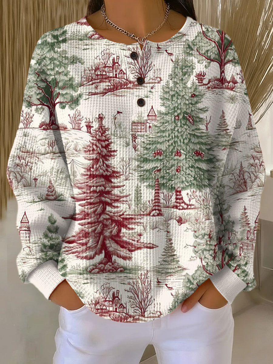 Comfortable Women's Winter Jacquard Pullover