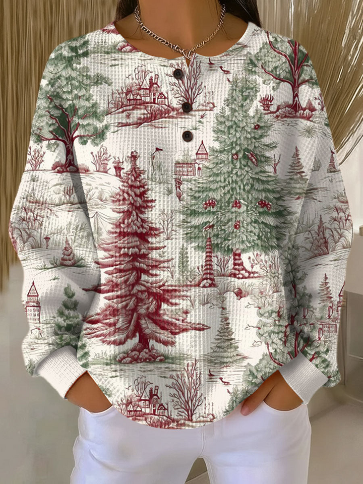 Comfortable Women's Winter Jacquard Pullover