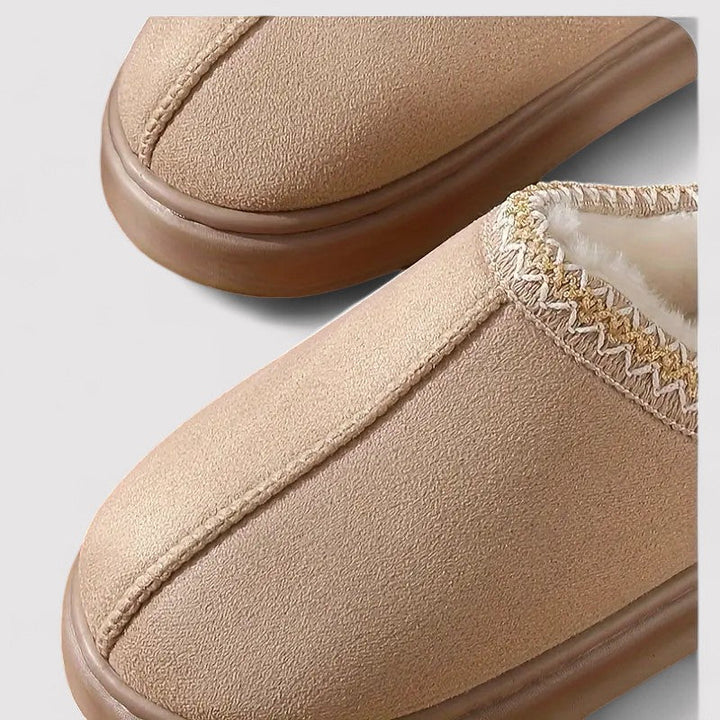 Unisex tøfler for innendørs bruk med mykt fôr, enkle å ta på