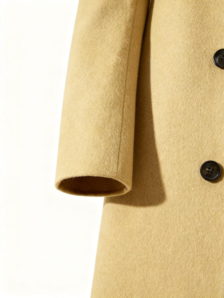 Trench classico invernale da uomo monopetto