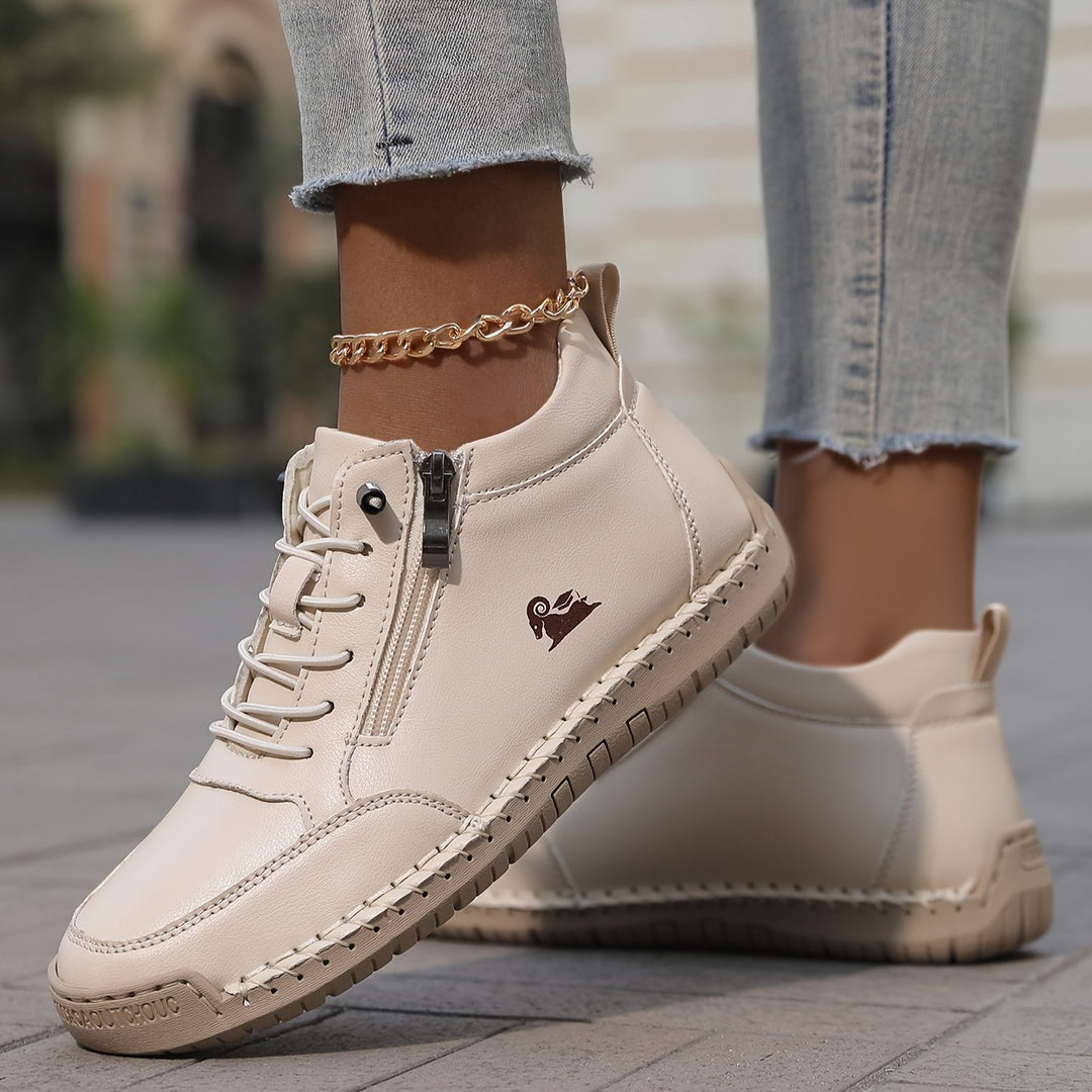 Baskets De Marche Confortables à Lacets Pour Femmes