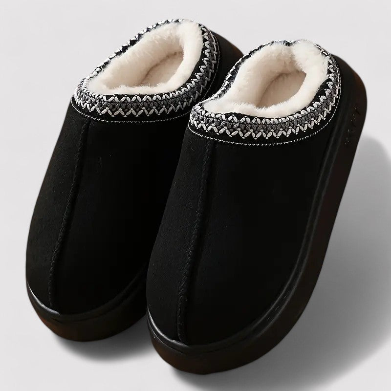 Unisex tøfler for innendørs bruk med mykt fôr, enkle å ta på