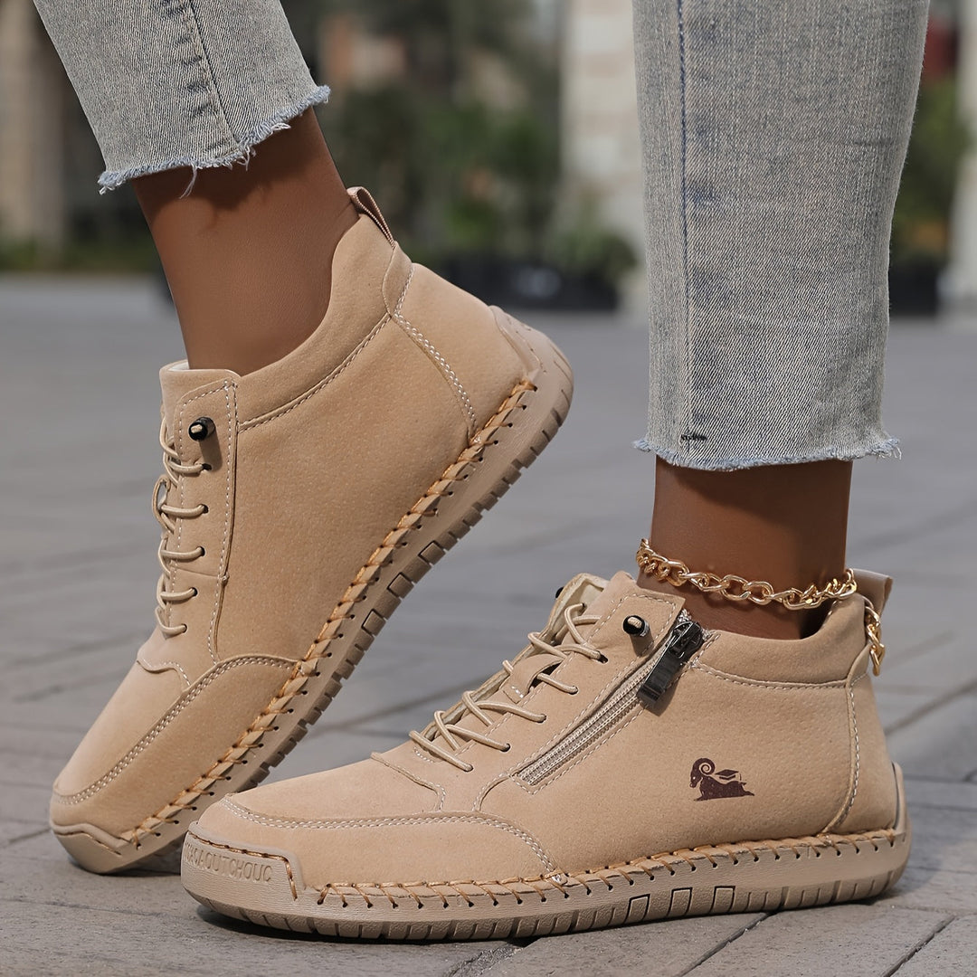 Baskets De Marche Confortables à Lacets Pour Femmes