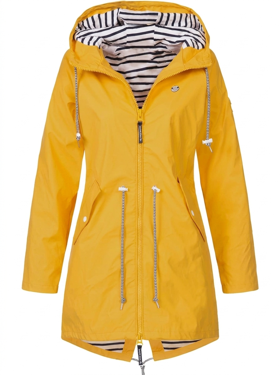 Manteau Imperméable À Capuche Pour Femme