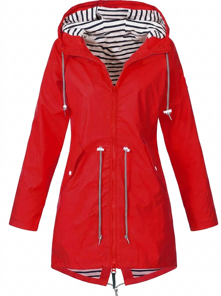 Manteau Imperméable À Capuche Pour Femme