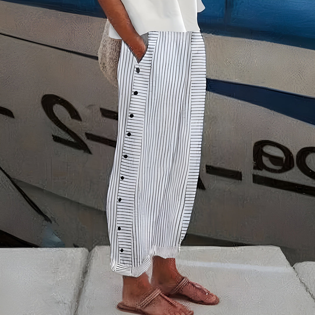 Pantalon Confortable Femme Poches Latérales